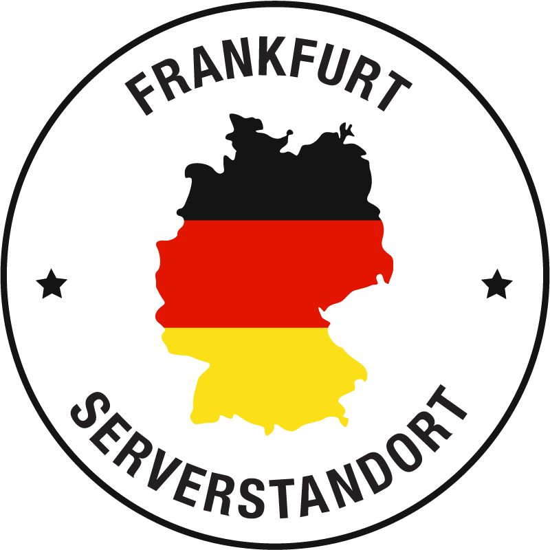 Server location Frankfurt, Germany